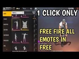 How to unlock emotes in free fire with . Get All Free Fire Emotes In Free How To Unlock All Emotes In Free Fire 100 Working Trick Youtube