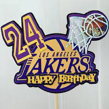 Our edible cake toppers are printed on frosting sheets and are quite easy to make use of. Excited To Share This Item From My Etsy Shop Lakers Inspired Topper Kobe Bryant Cake Topper Los Angeles Https Cake Toppers Topper Birthday Invitations