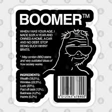 The meme is mostly used by young people on social media to respond to perceived condescension with this in mind, let's retranslate the meme lorenz is championing. Boomer Package Boomer Meme Baby Boomers Gen Z Gen Y Baby Boomer Aufkleber Teepublic De