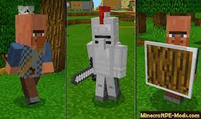 Armors and extra mod adds more new crafting recipes, ores, weapons and armor to minecraft bedrock. Mobs With Armor Weapons Addon For Minecraft Pe 1 17 32 1 17 30 Download