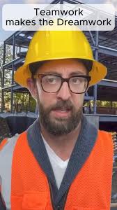 Teamwork makes the Dreamwork #adamrose #construction #workers