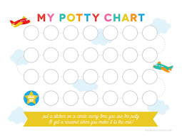 Printable Potty Training Sticker Chart Lamasa
