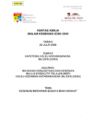 Berikut merupakan link link untuk download kertas kerja bagi program sekolah. Doc Contoh Kertas Kerja Malam Kesenian Matnoor A Academia Edu