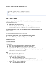 Start studying macro chapter 5 qestions. How To Write A Brilliant Description With Grade 9 Model Answer Teaching Resources