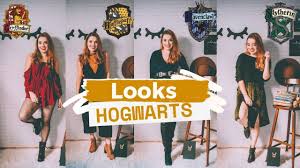 Agora, vamos à descrição de cada uma Looks Inspirados Em Harry Potter Casas De Hogwarts Youtube