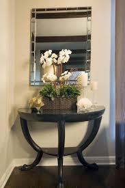 Awesome Half Moon Table Decorating Ideas Images In Spaces Transitional Design Ideas Decor Half Moon Table Moon Table