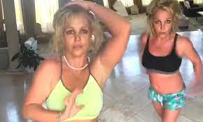 Matches featuring my friends @backstreetboys is out now !!!! Britney Spears Dances Barefoot In Two Midriff Baring Ensembles And Whips Her Hair In Instagram Video Daily Mail Online