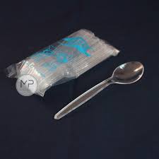 Harga sendok plastik hitam premium ujung garpu 100pcs. Sendok Makan Plastik Bening 100pcs Shopee Indonesia