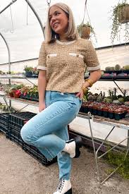Endless Rose Golden Hour Tweed Top Shopperboard