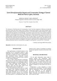 Ambil 1 batang kayu manis. Pdf Some Ethnophytomedical Aspects And Conservation Strategy Of Several Medicinal Plants In Java Indonesia