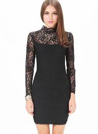 Black Lace Long Sleeve Woven Backless Bodycon Dress Long Sleeve Backless Dress Dresses Bodycon Dress