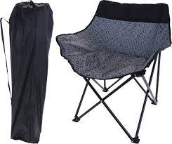 Featured in a trend right, gray colored resin, this product allows you to have a simple, elegant addition to your living space without clashing with your existing color palate or furniture layout while providing extra seating for. Ambiance Camping Chair Grey Black 76 X 28 X 32 Cm Twm Tom Wholesale Management