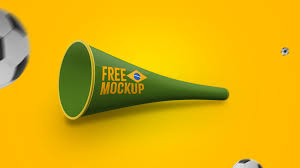 Download Soccer Fan Accessory Vuvuzela Air Sticks Mockups Mockup World