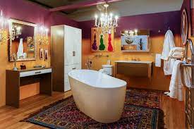 I visit some of atlanta's premier designer fabric stores to glance through hundreds of designer fabrics. Start Your Day With Glamor Design On A Dime 2016 Eclectic Bathroom New York By Julie Schuster Design Studio Houzz