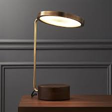 Tate Led Usb Table Lamp Cb2 Table Lamp Modern Table Lamp Room Lamp