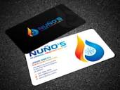 Business Card Design for Justin Nuno HVAC & Plumbing LLC by Design ...