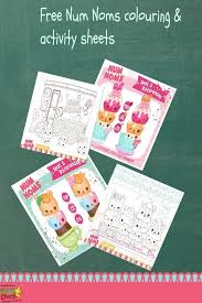 Choose your favorite coloring page and color it in bright colors. Free Num Noms Coloring Pages Activities For Kids Kiddycharts
