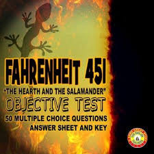 Fahrenheit 451 The Hearth And The Salamander Objective Test Digital Enabled Literature Lessons Engaging Lessons High School English Activities