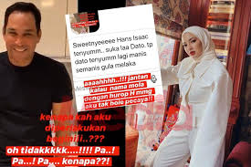 Neelofa mendedahkan hubungan cintanya dengan hans isaac telah berakhir pada februari 2014. Kenapakah Aku Diperlakukan Begini Rizalman Kecewa Dengan Neelofa Hans Isaac Turut Terpalit Media Hiburan Kl Media