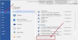 Step 2 from the drop down list, you can find two options, one is recover unsaved documents, and the other one is delete all unsaved document. 4 Ways To Recover An Unsaved Deleted Word Document Acronis Revive