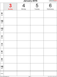 Monday Through Friday Planner Template In 2020 Weekly Calendar Template Monthly Calendar Template Calendar Template