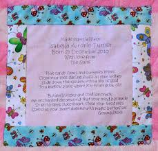 Quilt Poem For Baby Google Search Quilt Labels Butterfly Quilt Baby Poems