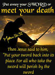 For all they that take the sword shall perish with the sword. en.wikipedia.org If You Live By The Stop White Genocide In South Africa Facebook