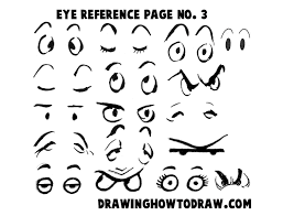 Drawing Cartoon Illustrated Eyes Reference Sheets How To Draw Step By Step Drawing Tutorials Cartoon Drawings Cartoon Eyes Drawing Tutorial