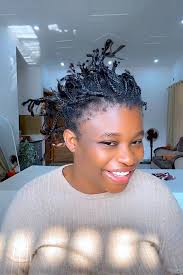 After losing my one month braids oh my God