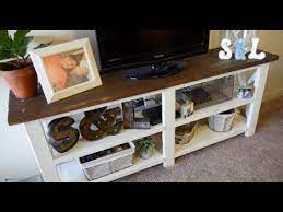 Shop quality console tables exclusively at pottery barn®. Diy Farmhouse Style Tv Stand Youtube