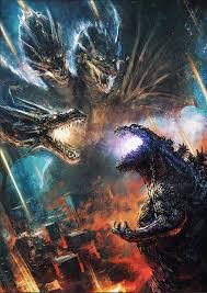 Godzilla This Artwork By Kouji Tajima Is Amazing King Ghidorah Vs Shin Godzilla This Artwork By In 2020 Godzilla Wallpaper Godzilla Godzilla Vs King Ghidorah