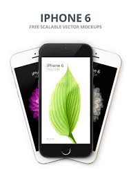 Iphone 6 Free Scalable Mockups Front 3 4 Views On Behance Free Iphone 6 Iphone 6 Mockup