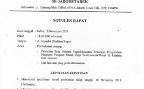 Maybe you would like to learn more about one of these? Contoh Notulen Rapat Osis