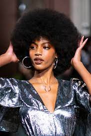 Hairstylists come up with a different afro hairstyle for their clients. Afro Hair Icons Celebrity Afro Hair And Hairstyles Glamour Uk
