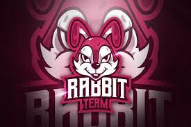 Rabbit Gaming Mascot Esport Logo Logo Rabbit Game Logo Design Logo Design Free