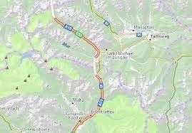 A road tax sticker known as a 'vignette' applies to all highways in austria; Michelin Landkarte Katschbergtunnel Stadtplan Katschbergtunnel Viamichelin