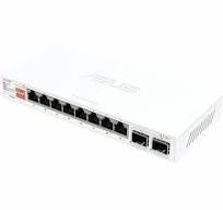 Asus QG-U1080 8-Port 2.5G and 2-Port 10G SFP+ Unmanaged Switch Support 4  Intelligent Modes Home Network Hub Office Etherne