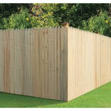 6 X8 Pt Spf 4 Pressure Treated Spruce Moulded Stockade Fence Panel 249295 The Home Depot Stockade Fence Privacy Fence Panels Fence Panels