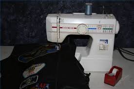 How To Sew Patches On A Leather Vest Ehow Diy Leather Vest Leather Diy Sewing