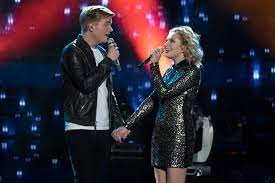 American Idol Winner Maddie Poppe Reveals She S Dating Finalist Caleb Lee Hutchinson Cbs News