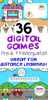 Digital Games For Pre K And Kindergarten Distance Learning In 2020 Digital Learning Classroom Preschool Learning Digital Learning