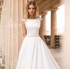 The top countries of suppliers are. Lorie Satin Wedding Dress Cap Sleeves Lace Appliques Beach Bride Dress Sexy Boho Long Train Wedding Gown Hot Sale 2019 Wedding Dresses Aliexpress