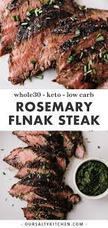 Rosemary Steak Strips Recipe Flank Steak Recipes Real Food Recipes Summer Grilling Recipes