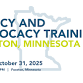 NWMF & MCCD Advocacy Training - Northwest, Minnesota event image