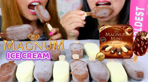 If you love frozen desserts, ice cream, sherbets and sorbets aren't difficult to make at home. Mini Magnum Ice Cream Bars Asmr Eating Intense Crunch Kim Liz Asmr Youtube