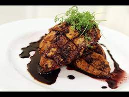 Pour in 5 tbsp balsamic vinegar and cook until evaporated away to a syrup, then pour in 400ml red wine and cook until reduced by two thirds. Chicken In Red Wine Sauce Sanjeev Kapoor Khazana Youtube