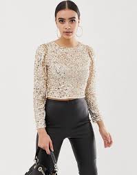 Wir liefern steine & pailletten zu dir nach hause. Image Alternatetext Long Sleeve Sequin Top Long Sleeve Tops Tops