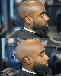 Bald Fade Haircut With Beard Black Man Pin On Rock It Au Naturale Kinky Curly Coiled Straight
