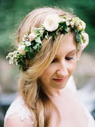 Ivory Garden Rose Flower Crown