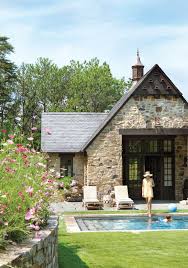 Stone Pool House Pool House Designs Pool Houses Pool House